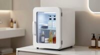 compact skincare and beverage storage
