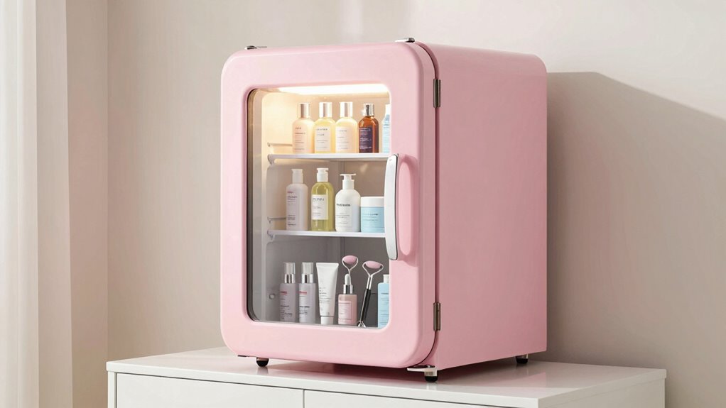 cool effective skincare storage