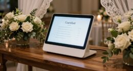 digital wedding guest book