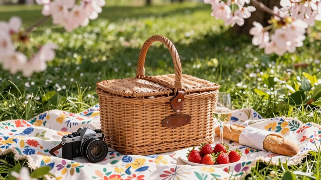 elegant eco friendly spring picnic