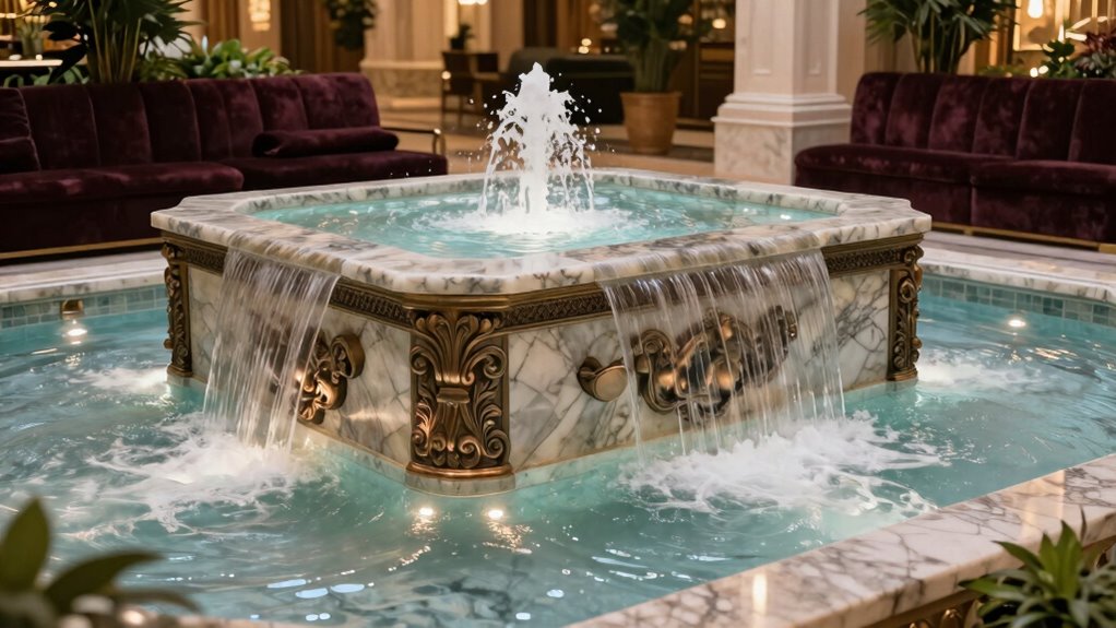 elegant natural water centerpiece