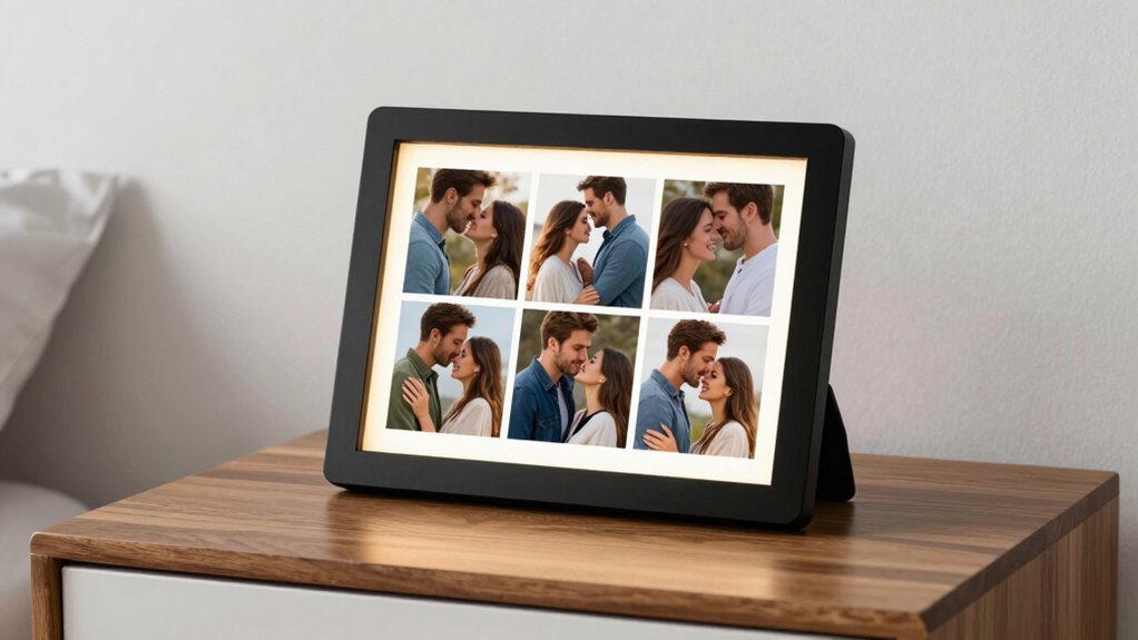 elegant smart artistic photo display