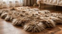 luxurious faux fur texture
