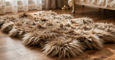 luxurious faux fur texture