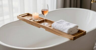 luxurious photogenic bathtub trays