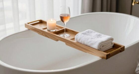 luxurious photogenic bathtub trays