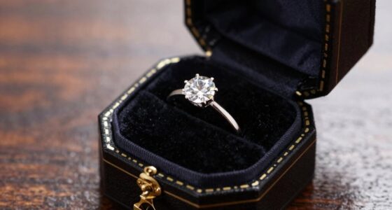 luxury engagement ring box