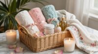 luxury spa gift basket