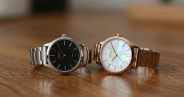 matching romantic watch set