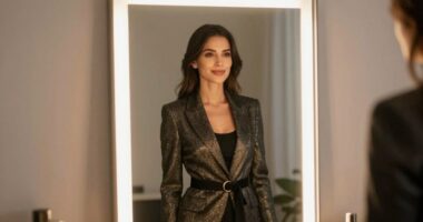 mirror with built in lighting