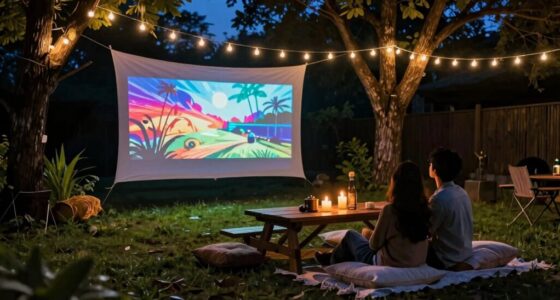 outdoor movie night experience