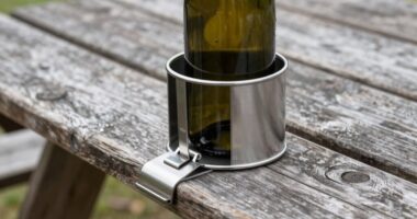 portable picnic wine holder