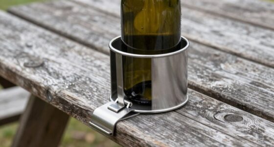 portable picnic wine holder
