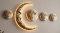 premium moon phase wall decor