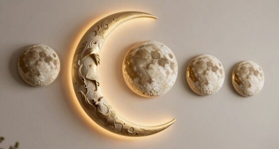 premium moon phase wall decor
