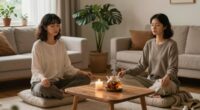 relaxing couple s nighttime routine