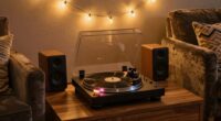 romantic bluetooth turntable setup