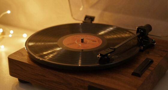 romantic night record player