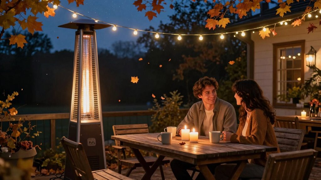 safe efficient outdoor heating