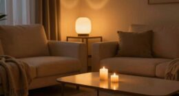 smart bulbs set romantic ambiance