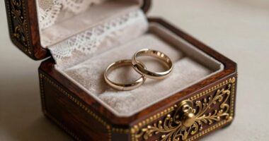 timeless wedding keepsake box