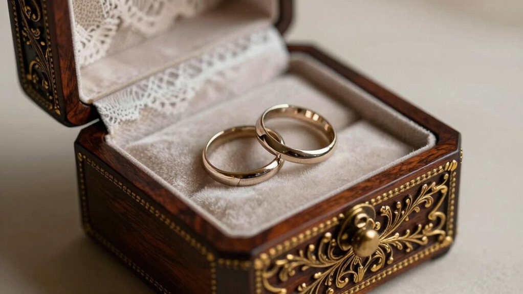 timeless wedding keepsake box