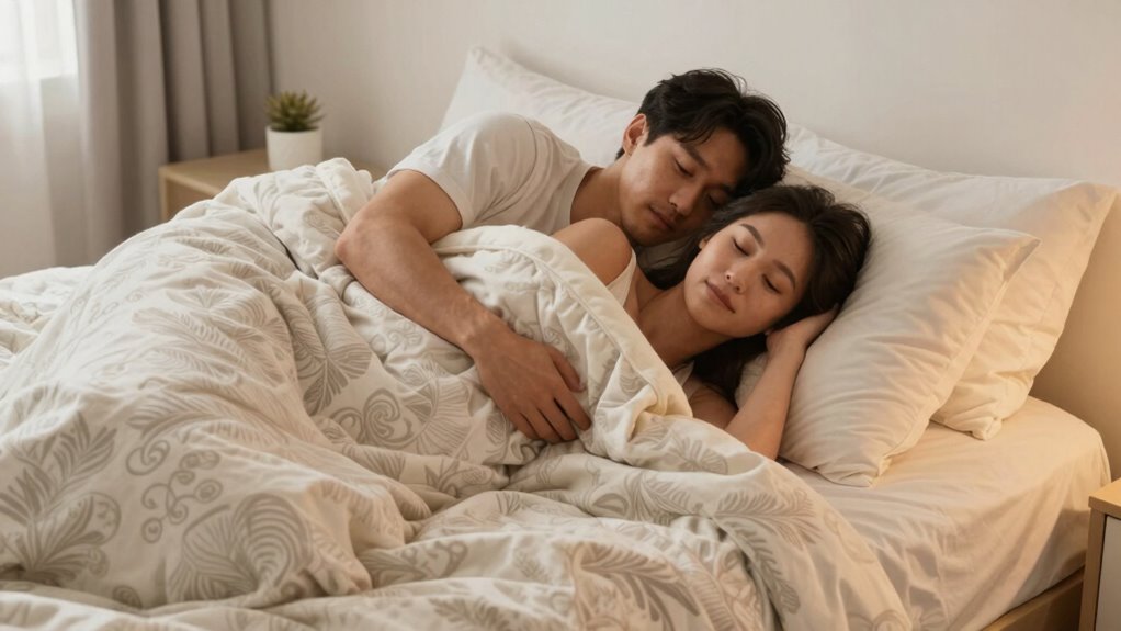 weighted blanket enhances sleep quality