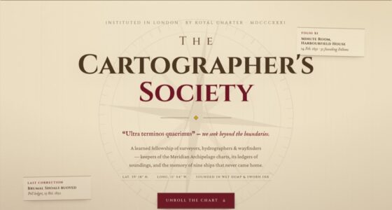 The Cartographer's Society — est. 1831 (FABLE/175)